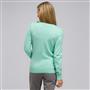 Cardigan con scollo a V e rouche sul davanti., Menta glaciale, small
