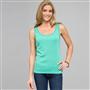 Lace Trim Tank, seagrass, small