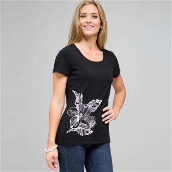 Short Sleeve Crew Neck, , large