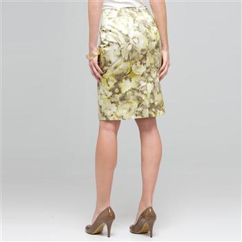Floral Slim Skirt, , large