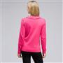 Long Sleeve Ruffle Front Cardigan, Begonia Pink, small