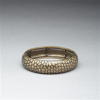 Gold Stretch Bangle, , large