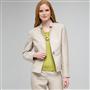 Washable Linen 2 Pocket Jacket, Stone and White, small