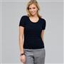 Scoop Neck Knit Top, Ink, small
