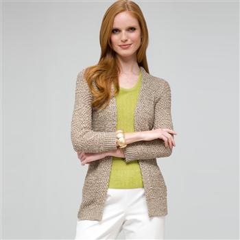 Open Front Cardigan, , large