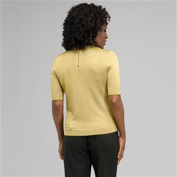 Elbow Sleeve Ribbed Sweater, , large