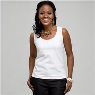 Canottiera senza maniche, Bianco, medium