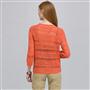 Cardigan con annodatura frontale, Corallo arancione, small